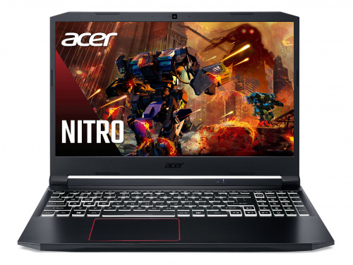 Ноутбук Acer Nitro 5 AN515-55-78DB Core i7 10750H 16Gb SSD512Gb NVIDIA GeForce GTX 1650 4Gb 15.6" IPS FHD (1920x1080) Windows 10 black WiFi BT Cam