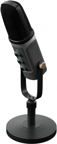 Микрофон проводной Оклик SM-800G 1.8м черный фото 5