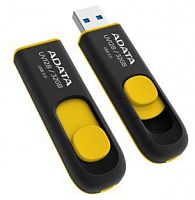 Флеш Диск A-Data 32Gb DashDrive UV128 AUV128-32G-RBE USB3.0 черный/синий