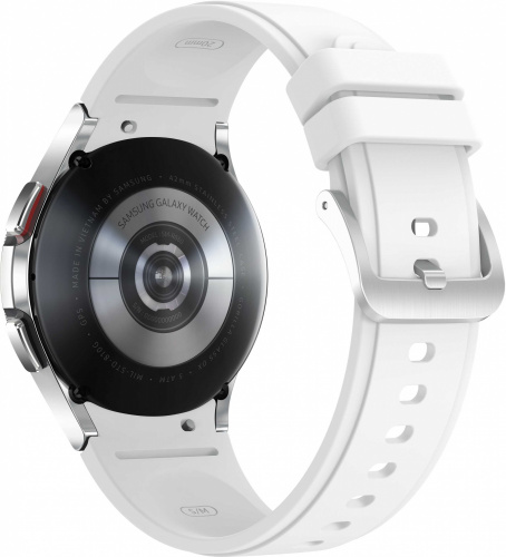 Смарт-часы Samsung Galaxy Watch 4 Classic 42мм 1.2" Super AMOLED серебристый (SM-R880NZSACIS) фото 4