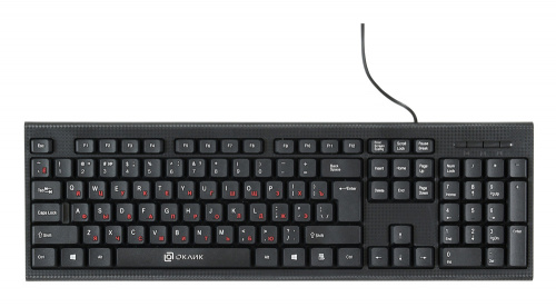 Клавиатура + мышь Оклик 630M клав:черный мышь:черный USB (1091260) фото 8