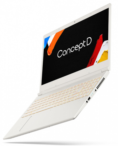 Ноутбук Acer ConceptD 3 CN315-71-76T2 Core i7 9750H/16Gb/SSD1Tb/NVIDIA GeForce GTX 1650 4Gb/15.6"/IPS/FHD (1920x1080)/Windows 10 Professional/white/WiFi/BT/Cam фото 4