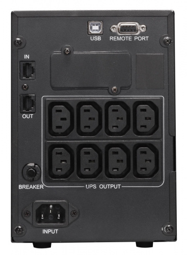 Источник бесперебойного питания Powercom Smart King Pro+ SPT-3000-II LCD 2400Вт 3000ВА черный фото 4