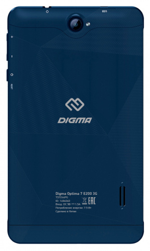 Планшет Digma Optima 7 E200 3G SC7731E (1.3) 4C RAM2Gb ROM16Gb 7" IPS 1024x600 3G Android 11.0 Go темно-синий 2Mpix 0.3Mpix BT GPS WiFi Touch microSD 128Gb minUSB 2000mAh фото 4