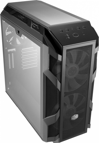 Корпус Cooler Master MasterCase H500M темно-серый без БП ATX 7x120mm 5x140mm 2x200mm 4xUSB3.0 audio bott PSU фото 5