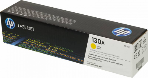 Картридж лазерный HP 130A CF352A желтый для HP M153/M176/M177