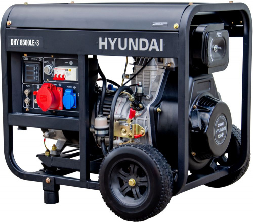 Генератор Hyundai DHY 8500LE-3 7.2кВт фото 2