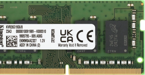 Память DDR4 8GB 2666MHz Kingston KVR26S19S6/8 VALUERAM RTL PC4-21300 CL19 SO-DIMM 260-pin 1.2В single rank Ret фото 3