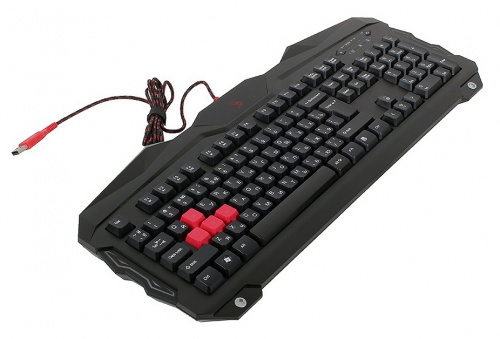 Клавиатура A4Tech Bloody B210 черный USB for gamer LED фото 7