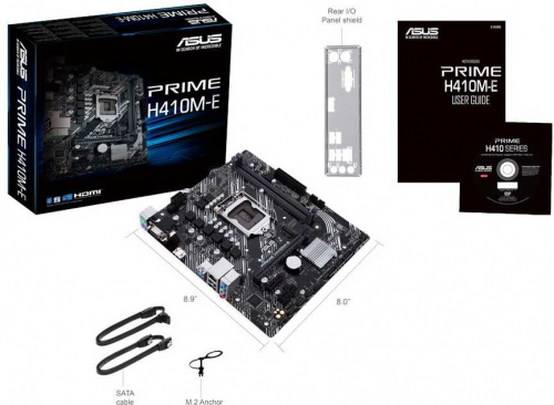 Материнская плата Asus PRIME H410M-E Soc-1200 Intel H410 2xDDR4 mATX AC`97 8ch(7.1) GbLAN+VGA+HDMI фото 3