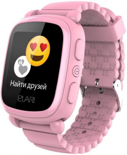 Смарт-часы Elari KidPhone 2 15мм 1.4" TFT розовый фото 5