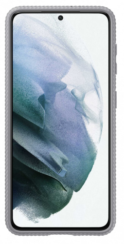 Чехол (клип-кейс) Samsung для Samsung Galaxy S21 Protective Standing Cover светло-серый (EF-RG991CJEGRU) фото 3