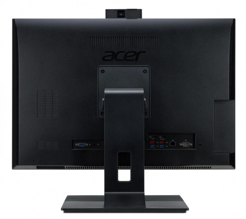 Моноблок Acer Veriton Z4870G 23.8" Full HD i3 10100 (3.6) 4Gb 1Tb 7.2k UHDG 630 DVDRW CR Windows 10 Professional GbitEth WiFi BT 135W клавиатура мышь Cam черный 1920x1080 фото 4