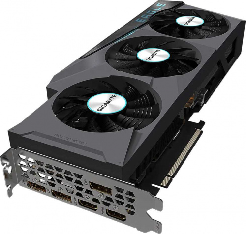 Видеокарта Gigabyte PCI-E 4.0 GV-N3090EAGLE-24GD NVIDIA GeForce RTX 3090 24576Mb 384 GDDR6X 1695/19500 HDMIx2 DPx3 HDCP Ret фото 7