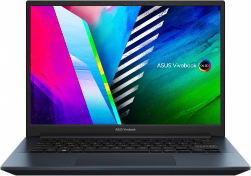 Ноутбук Asus Vivobook Pro 14 OLED K3400PA-KM046W Core i5 11300H 8Gb SSD512Gb iOpt32Gb Intel Iris Xe graphics 14" OLED 2.8K (2880x1800) Windows 11 Home blue WiFi BT Cam (90NB0UY2-M02130)