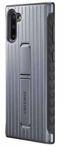 Чехол (клип-кейс) Samsung для Samsung Galaxy Note 10 Protective Standing Cover серебристый (EF-RN970CSEGRU) фото 7