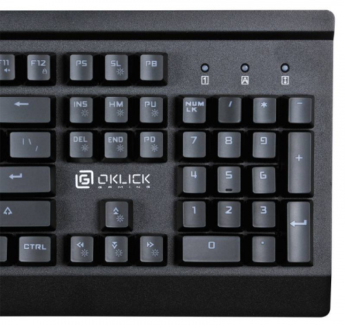 Клавиатура Оклик 920G IRON EDGE механическая черный USB for gamer LED фото 8