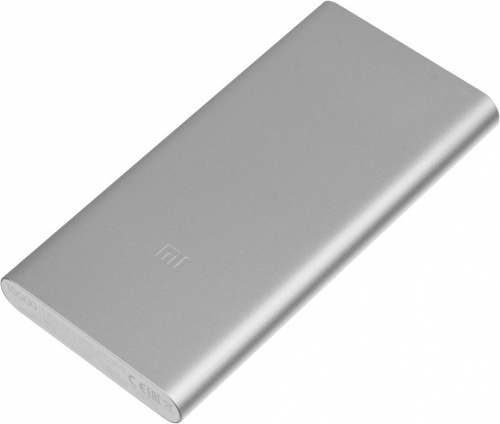 Мобильный аккумулятор Xiaomi Mi Power Bank 3 PLM13ZM Li-Pol 10000mAh 2.4A+2.4A серебристый 2xUSB фото 2