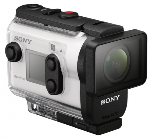 Экшн-камера Sony HDR-AS300 1xExmor R CMOS 8.2Mpix белый фото 13