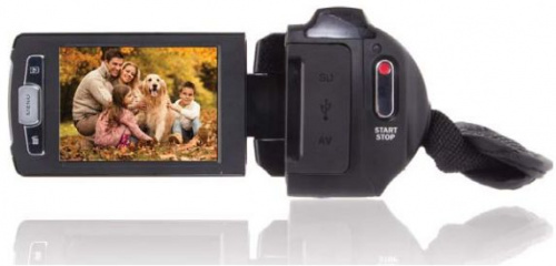 Видеокамера Rekam DVC-340 черный IS el 2.7" 1080p SD+MMC Flash/Flash фото 2