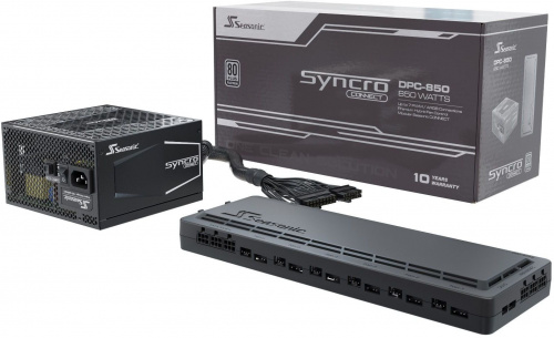 Корпус Seasonic CASE SYNCRO Q704 PLATINUM черный 850W ATX 4x120mm 7x140mm 2xUSB3.0 audio bott PSU фото 10