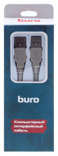 Кабель Buro USB A(m) USB A(m) 3м (BHP RET USB_AM30) серый (блистер) фото 3