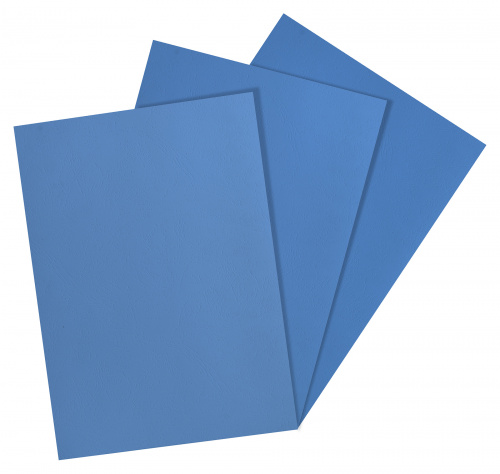 Обложки для переплёта Silwerhof A4 230г/м2 синий (100шт) (1449337) фото 3