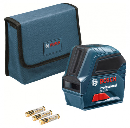 Нивелир лазерн. Bosch GLL 2-10 Professional 2кл.лаз. цв.луч. красный 2луч. (0601063L00) фото 3