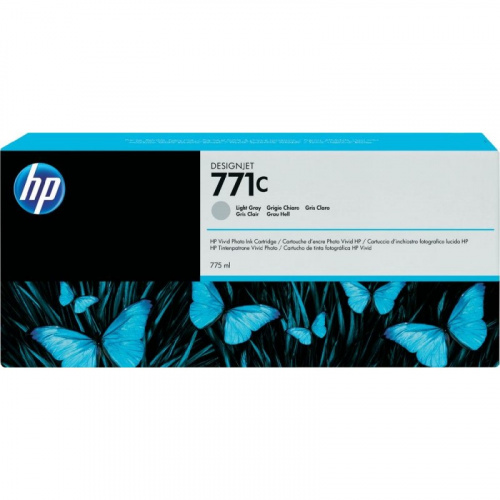 Картридж струйный HP 771C B6Y14A светло-серый (775мл) для HP DJ Z6200