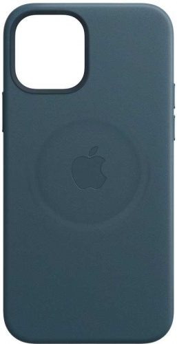 Чехол (клип-кейс) Apple для Apple iPhone 12 mini Leather Case with MagSafe синий балтийский (MHK83ZE/A) фото 6