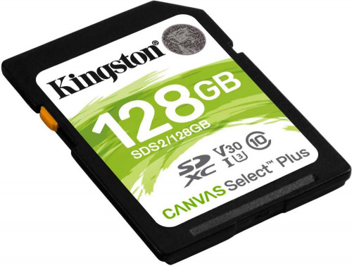 Флеш карта SDXC 128GB Kingston SDS2/128GB Canvas Select Plus w/o adapter фото 2