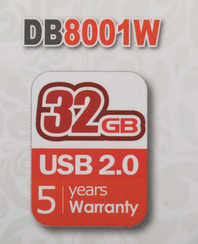 Флеш Диск Dato 32GB DB8001 DB8001W-32G USB2.0 белый фото 4