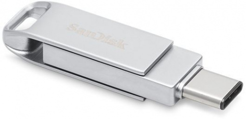 Флеш Диск Sandisk 64Gb Ultra Dual SDDDMC2-064G-GA46 USB3.1 серебристый фото 2