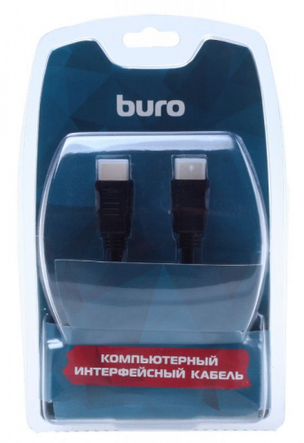 Кабель аудио-видео Buro HDMI (m)/HDMI (m) 3м. позолоч.конт. черный (BHP RET HDMI30-2) фото 5