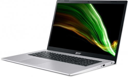 Ноутбук Acer Aspire 3 A317-33-P2RW Pentium Silver N6000 4Gb SSD512Gb Intel UHD Graphics 17.3" TN HD+ (1600x900) Windows 10 silver WiFi BT Cam фото 3