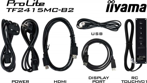 Монитор Iiyama 23.8" TF2415MC-B2 черный VA LED 16ms 16:9 HDMI матовая 3000:1 315cd 178гр/178гр 1920x1080 D-Sub DisplayPort FHD USB Touch 5.8кг фото 17