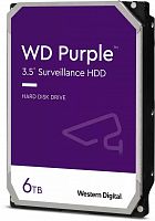 Жесткий диск WD SATA-III 6Tb WD63PURZ Video Streaming Purple (5640rpm) 256Mb 3.5"