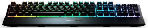 Клавиатура Steelseries Apex 3 RU черный USB Multimedia for gamer LED (подставка для запястий) фото 7