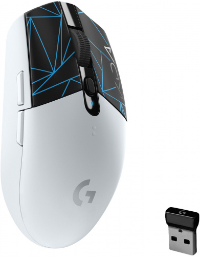 Мышь Logitech G305 белый/черный оптическая (12000dpi) беспроводная USB (5but) фото 9