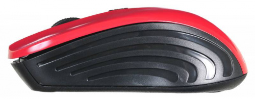 Мышь Оклик 545MW черный/красный оптическая (1600dpi) беспроводная USB для ноутбука (4but) фото 3