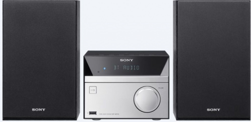 Микросистема Sony CMT-SBT20 серебристый/черный 12Вт/CD/CDRW/FM/USB/BT
