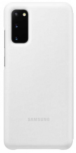 Чехол (флип-кейс) Samsung для Samsung Galaxy S20 Smart LED View Cover белый (EF-NG980PWEGRU) фото 2