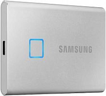 Накопитель SSD Samsung USB-C 2TB MU-PC2T0S/WW T7 Touch 1.8" серый
