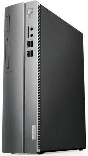 ПК Lenovo IdeaCentre 310S-08ASR SFF A9 9425 (3.1)/8Gb/1Tb 7.2k/R5/DVDRW/CR/Free DOS/GbitEth/65W/черный/серебристый