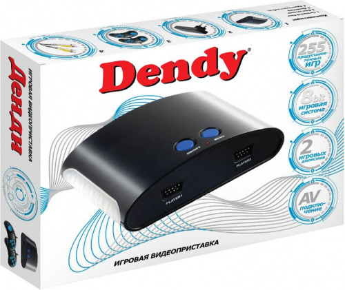Игровая консоль Dendy черный в комплекте: 255 игр фото 11