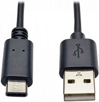 Кабель Tripplite U038-003 ver2.0 USB (m)-USB Type-C (m) 0.9м черный