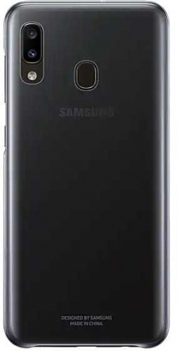 Чехол (клип-кейс) Samsung для Samsung Galaxy A20 Gradation Cover черный (EF-AA205CBEGRU) фото 2