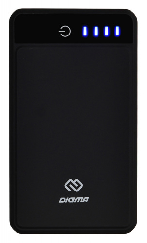 Мобильный аккумулятор Digma DG-10000-3U 10000mAh 15W 3A 2xUSB-A/USB-C черный (DG-10000-3U-BK) фото 2