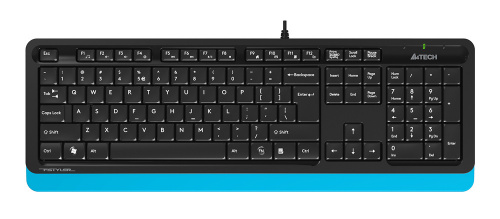 Клавиатура + мышь A4Tech Fstyler F1010 клав:черный/синий мышь:черный/синий USB Multimedia (F1010 BLUE) фото 11
