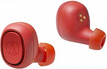 Гарнитура вкладыши Audio-Technica ATH-CK3TW красный беспроводные bluetooth в ушной раковине (80000916)